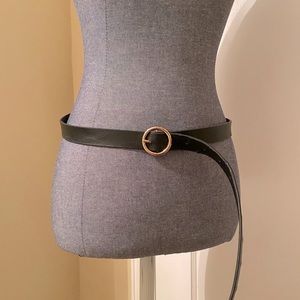 Women’s Black Leather Belt